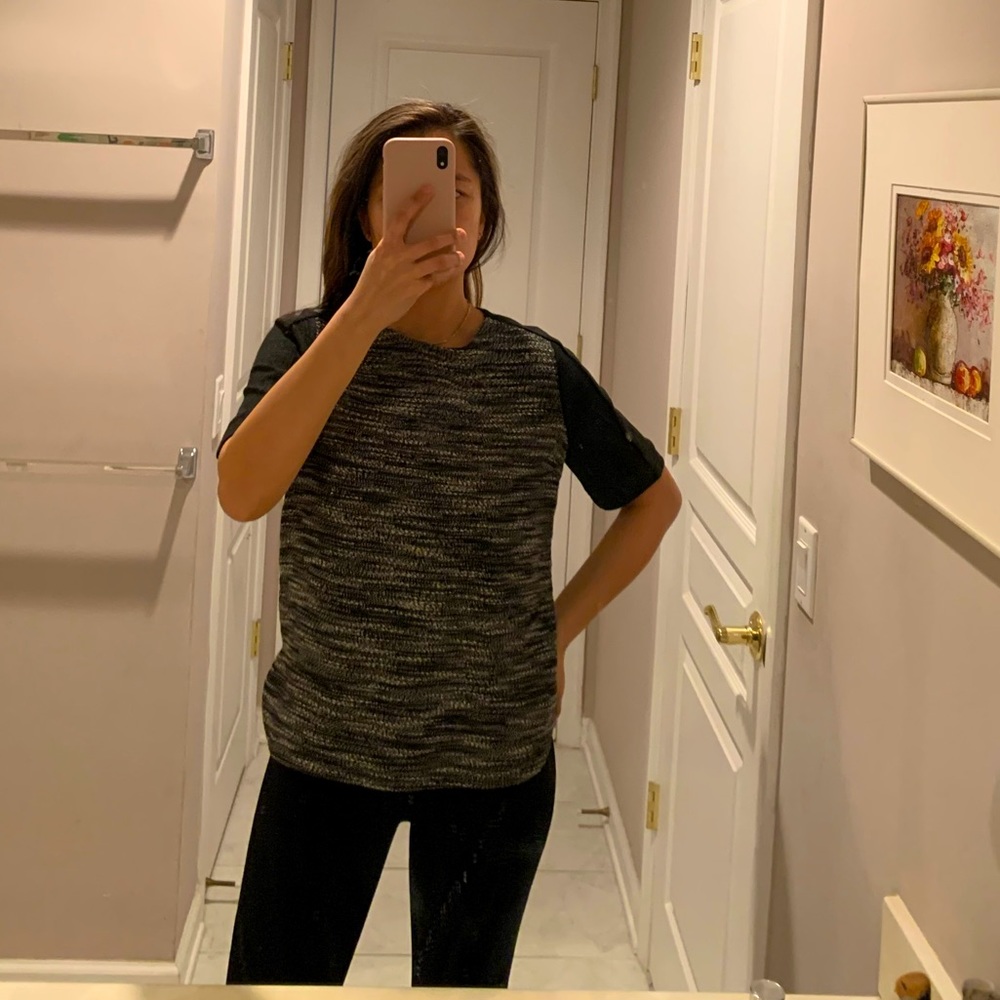 Vince Short-Sleeve Sweater